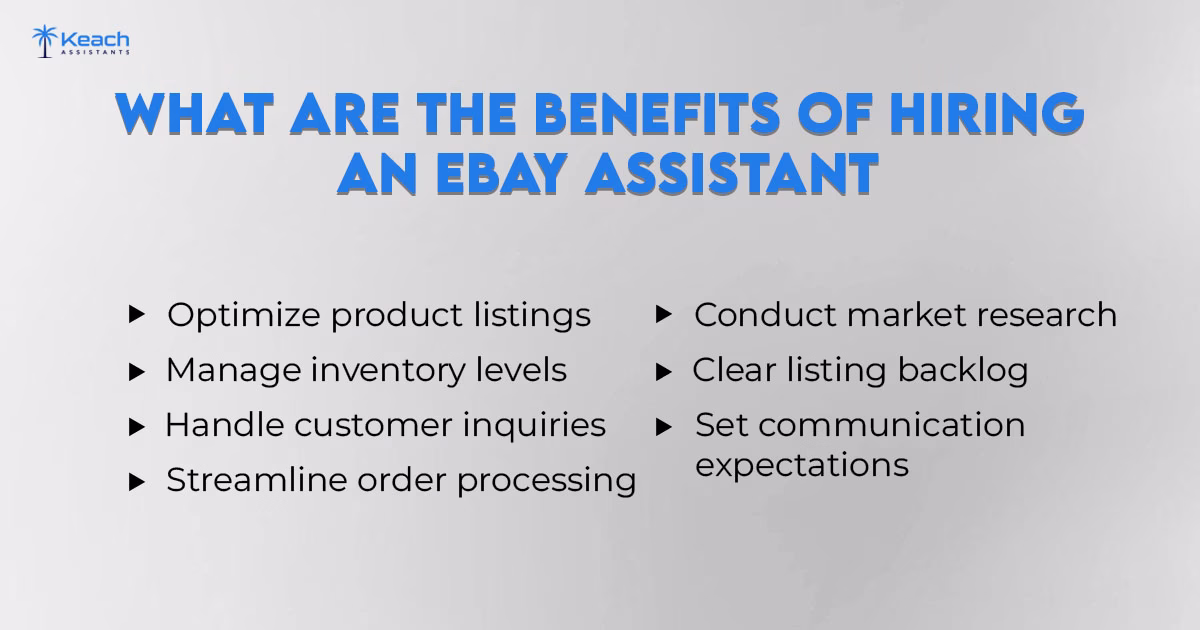 What Are the Benefits of Hiring an eBay Assistant?