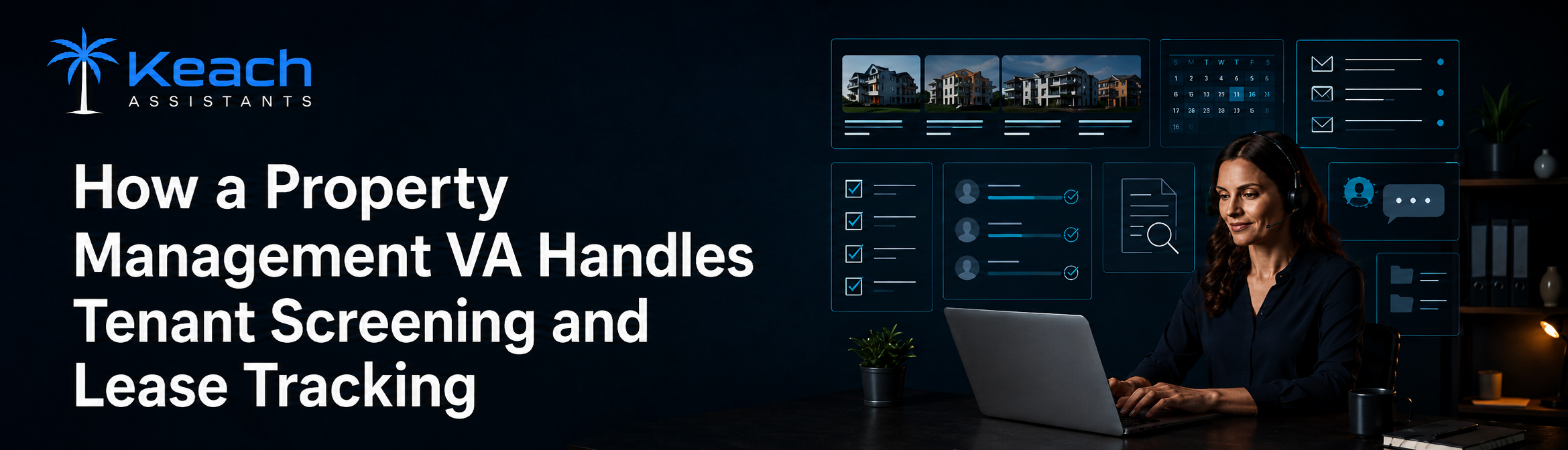 How a Property Management VA Handles Tenant Screening and Lease Tracking